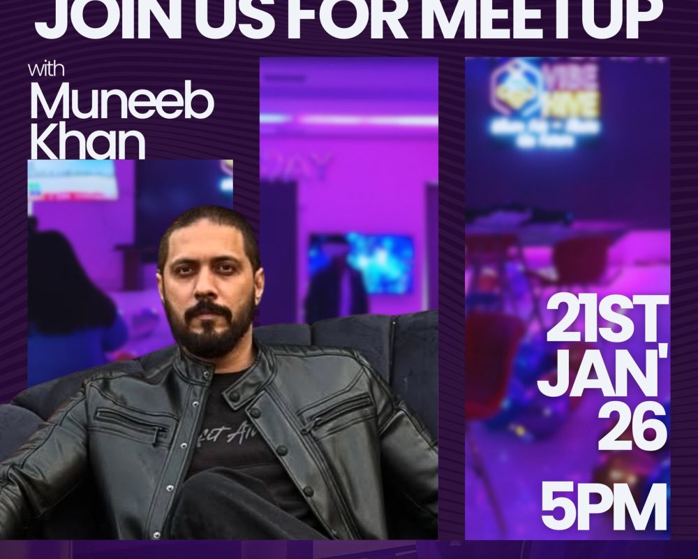 Famous Content Creator Muneeb Khan Visit Vibe Hive Arena