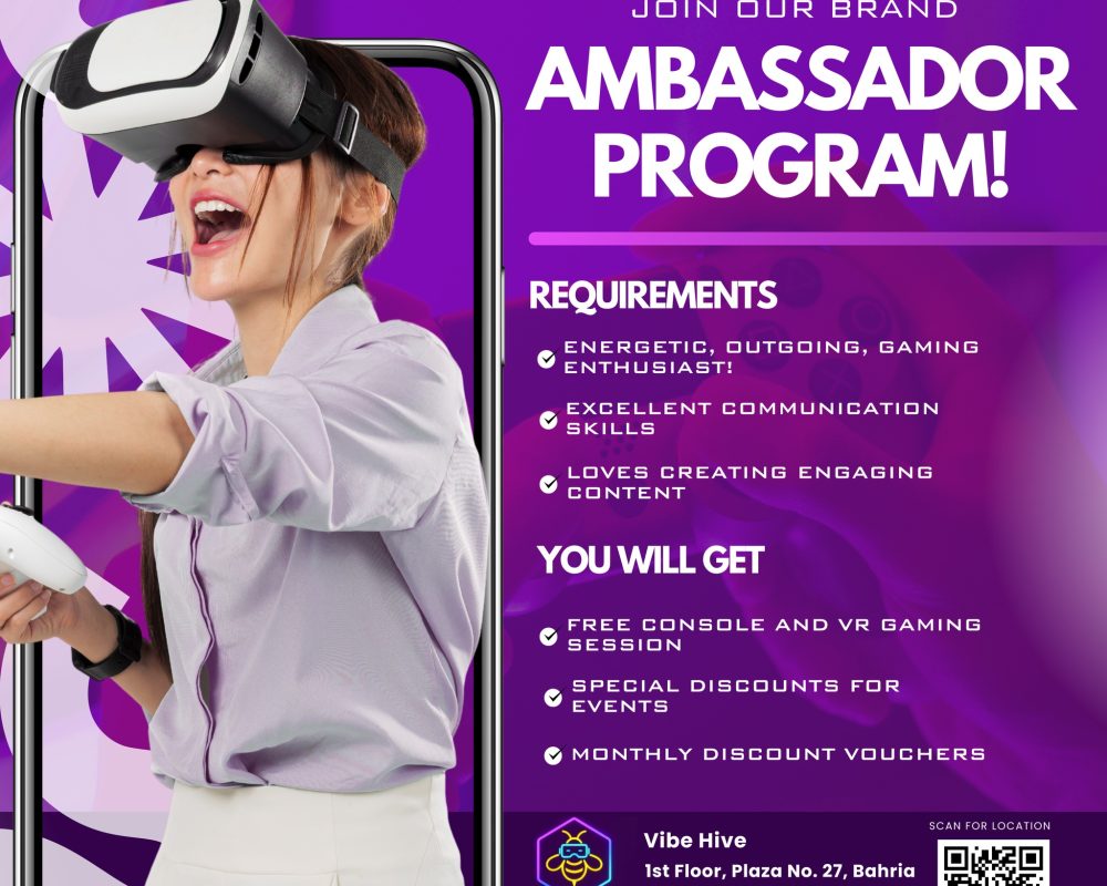Join our Brand Ambassador Program | Vibe Hive Arena